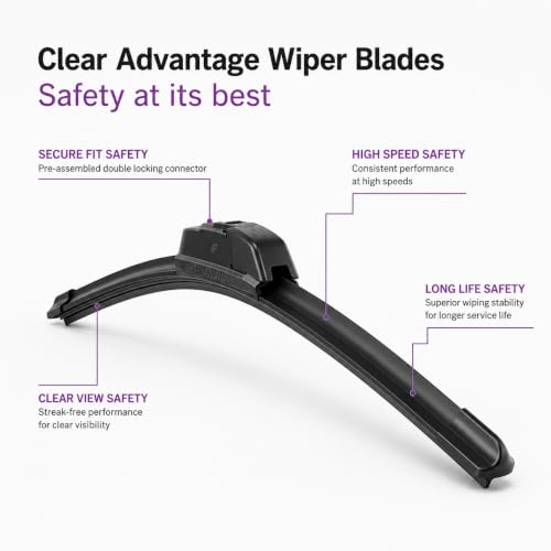 Generic Banana Wiper Blades for Hyundai Verna 2023-2026 Pack of 2 - Image 3