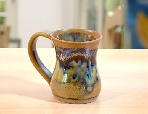 Mug de cerámica artesanal 12 oz estilo Tuscan Farmhouse miniatura 3