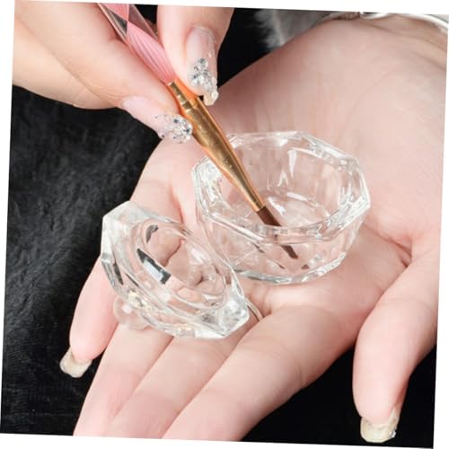 Vasos de Acrílico para Arte Nail con Tapas 2 Pzas miniatura 5