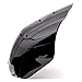 Krator Black & Smoke Quarter Fairing Windshield Kit Compatible with Harley Davidson XL FXR Dyna 2009-2017 Harley Davidson Iron 883 XL883N
