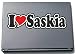 Produktbild INDIGOS UG - Aufkleber - I Love Heart Decal Sticker Laptopskin Laptopaufkleber 210 mm - Ich Liebe - Name (Mann, Frau, Kind, Junge, Mädchen) - I Love Saskia