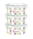 Badabulle Pack de contenedores, 300 ml, 3 Unidades