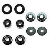 TRQ Radius Arm Bushing Kit Compatible with Ford Econoline Van E100 E150 E250 E350 E450