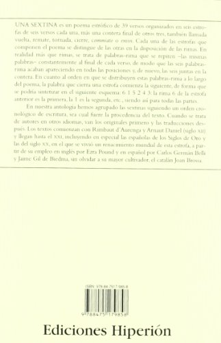 Sextinas: Pasado y presente de una forma poética