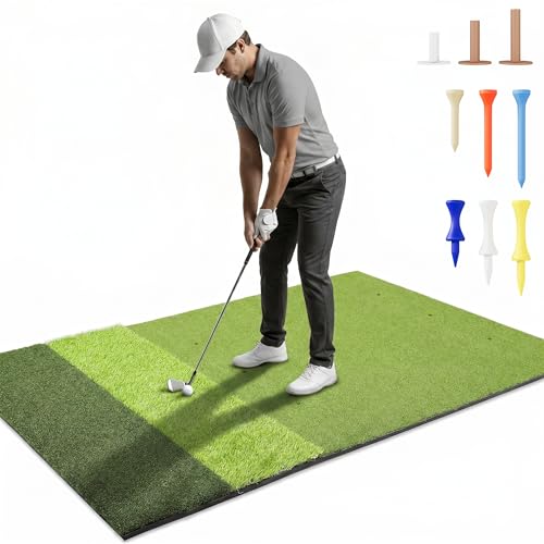 6X4Ft Premium Golf Mat | Tri Turf Golf Hitting Mat
