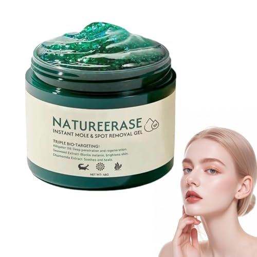 Dermaease Natureerase Gel Quita Lunares Instantáneo, Crema Quita Lunares Natureerase, Crema Correctora Profesional, Ingrediente Natural Para Todas Las Pieles (1pcs)
