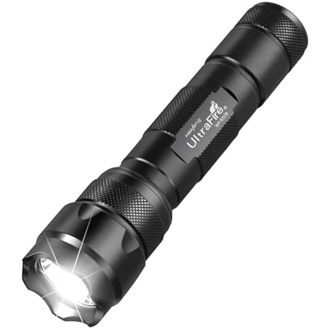 ULTRAFIRE WF-502B Mini LED Flashlight 1000 Lumens Single Mode Tactical EDC Flashlight, Super Bright Waterproof Small Portable Flash Light Torch (Battery Not Included) Cover
