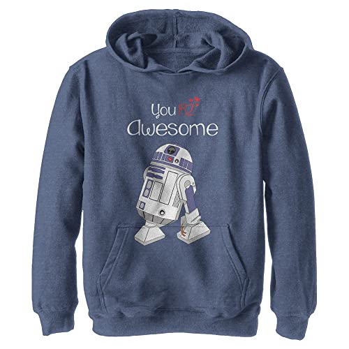 Sweat à capuche Star Wars pour garçon R2-D2 en coton confortable