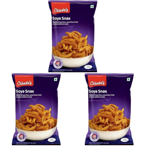 Image of Chheda's SOYA Snax - SOYA Sticks - Masala chakli (300g Pack of 3)