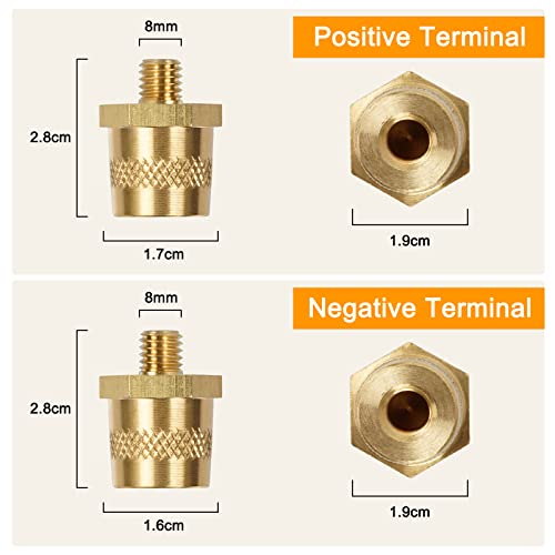 Coppia di Adattatori per Batteria, Ottone