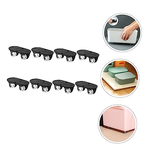 ULDIGI 8 Unidades Acessórios De Polia Rodízios De Caixa De Armazenamento Rodas De Armazenamento Rodí