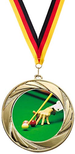 Verlag Reiner Kullack 10er-Set Medaillen »Snooker Billard«, mit 50 mm Sportfoto-Emblem (Metall, bunt) Verlag Reiner Kullack 10er-Set Medaillen »Snooker Billard«, mit 50 mm Sportfoto-Emblem (Metall, bunt)