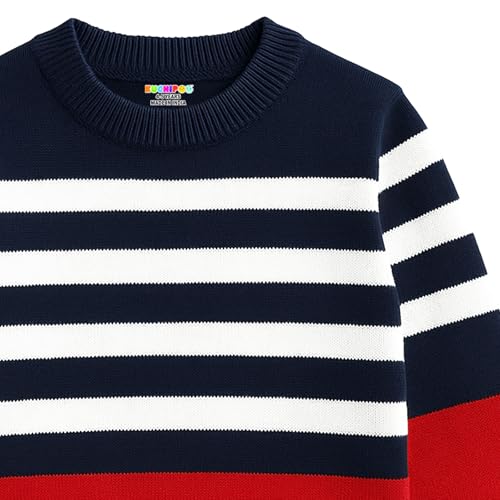 Image of Kuchipoo Boys' Winter Wear Knitted Sweater | Full Sleeves Warm Pullover | Casual & Stylish Kids' Jumper