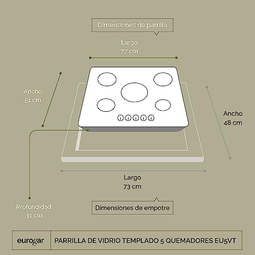 Review de Parrilla de gas vidrio templado para comprar hoy. 27 Imagen adicional