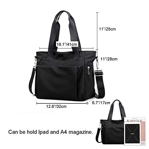 Bolso Tote de Nylon para Mujer Resistente al Agua miniatura 4