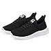 LCGJR Men's Running Shoes Ultra Lightweight Breathable Comfortable Walking Shoes Casual Fashion Sneakers Mesh Workout Shoes Black Size11
