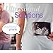Personalized Pregnancy Prank Ultrasound Photos | Customized Ultrasound Positive Test Results Strip of 4 Photos from real ultrasound printer | Hilarious Gag gift for friends and family