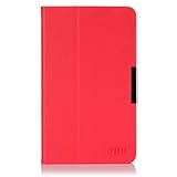 Lenovo Idea Tab A8-50 (2014) Case Cover, FYY® Slim Fit Folio Stand Leather Case Cover for Lenovo Idea Tab A8-50 8 Inch(2014 Version) Red (NOT FIT Lenovo Tab 2 A8-50F)