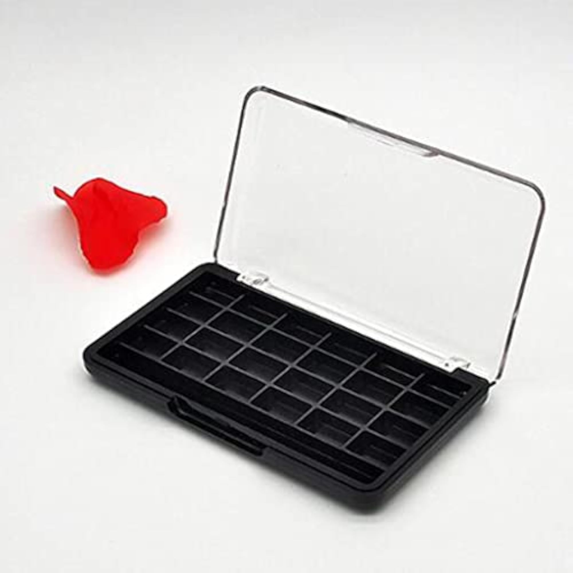 24 Grid Empty Makeup Eyeshadow Palette Blush Lip Gloss Powder Case