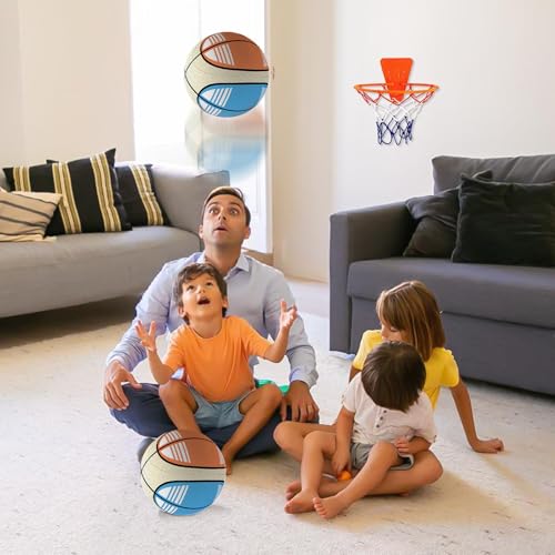 Bola de espuma amortiguadora para entrenar baloncesto sin molestar a vecinos 2