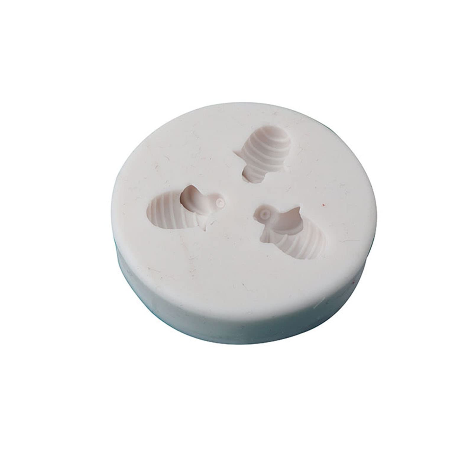 Chocolate Candy Mold 3/7-cavity Little-Bee Shape Silicone Fondant Cake Cupcake-Decoration Animal Baking Molds Bee-Foundation for Cake Decorating