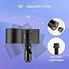 BILIONE Microphone Holder, Large Mic Accessory Clip for Stands, Fit for Most Condenser and Wireless Microphones with Outer Diameter Range 1.26" from 2.3", with a 5/8" to 3/8" Screw Adapter(2Pcs) #3