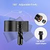 BILIONE Microphone Holder, Large Mic Accessory Clip for Stands, Fit for Most Condenser and Wireless Microphones with Outer Diameter Range 1.26 from 2.3, with a 5/8 to 3/8 Screw Adapter(1Pcs)