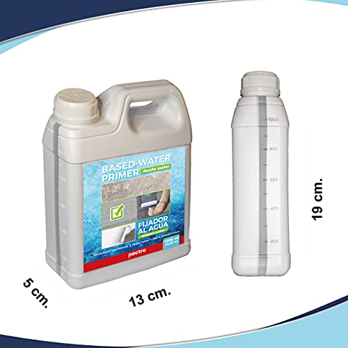 PECTRO Waterbestendig, 1000 ml, primer, muurverf, acrylafdichting voor het vastzetten van verf op poreuze, gelakte of… - Image 8