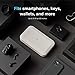 PhoneSoap Go Battery Powered UV Cell Phone Sanitizer & Universal Phone Charger Box | Patented & Clinically Proven 360-Degree UV Sanitizer Box for Smartphones | Disinfects & Charges On The Go (White)