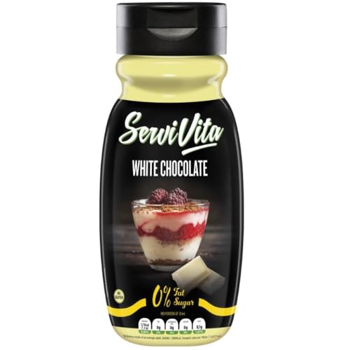 Servivita White Chocolate Dessert Sauce Sin Calorã­As 320 Ml 320 ml, 320 mililitro, 1