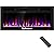 36 Inch Electric Fireplace Recessed and Wall Mounted, Fireplace Heater and Linear Fireplace, Ultra-Thin Electric Fireplace, Low Noise, with Timer, Remote Control, Adjustable 12 Flame Color, 750/1500W