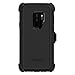OtterBox Samsung Galaxy S9+ Defender Series Case - BLACK, rugged & durable, with port protection, includes holster clip kickstand