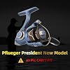 GOMEXUS Power Handle for Pflueger President Spinning Reel Carnk (Not for President Lock Type)