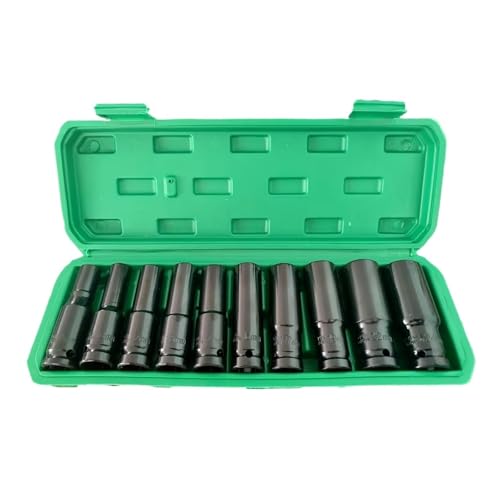 Set Universal de Dados de Impacto Métrico 10 Piezas 1/2"