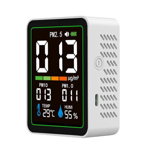 Moniteur d'air PM2.5 PM10 thermique avec écran numérique : mesure de la qualité de l'air intérieur