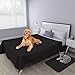 Easy-Going 100% Waterproof Dog Bed Cover, Non-Slip Pet Blanket for Furniture, Washable Couch Cover, Repleasement Sofa Cover (68X82 in,Black)
