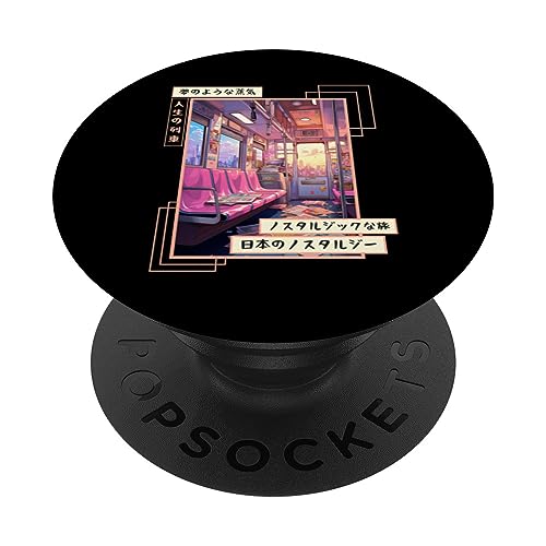 Estética japonesa Subway Streetwear Vaporwave Retro 80s 90s PopSockets PopGrip Intercambiable