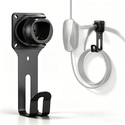 BMZX for Tesla NACS Charger Holder Wall Mount with 180° Rotating Dock