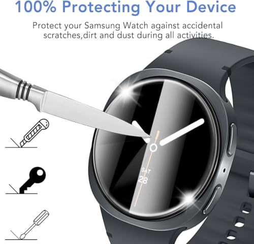 Image of Supershieldz Tempered Glass for Samsung Galaxy Watch 8 (40mm) - 2 Pack