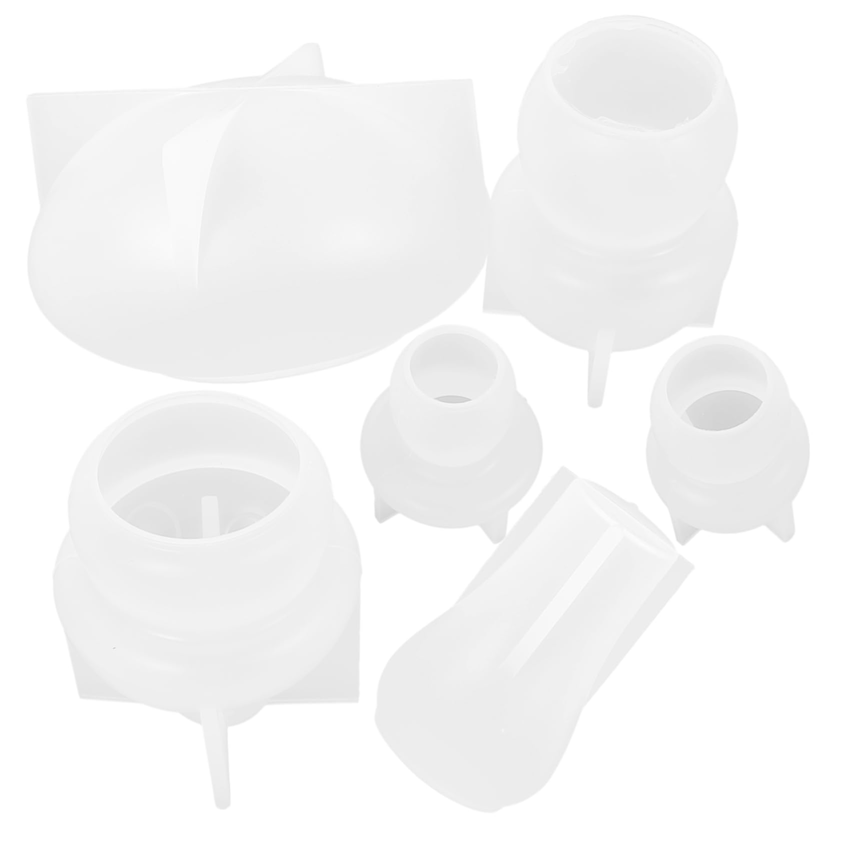 VILLCASE 12pièces Moule Silicone pour De Forme De Champignon pour Créations Époxy Et Décorations Artisanales Moules Réutilisables Et Faciles à Démouler