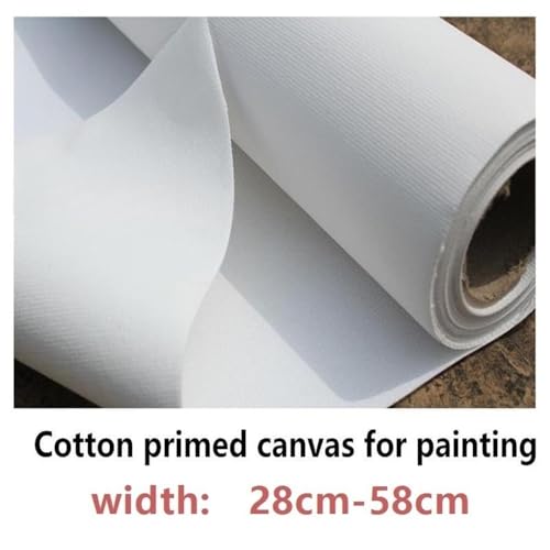 Lienzo imprimado en blanco de 38cm para practicar pintura al óleo 4