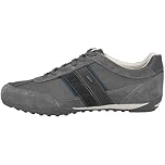 Geox Mens U Wells C Sneakers, Dk Grey, 7 UK