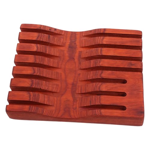 Support de rangement pour ciseaux en noyer noir chic Galpada