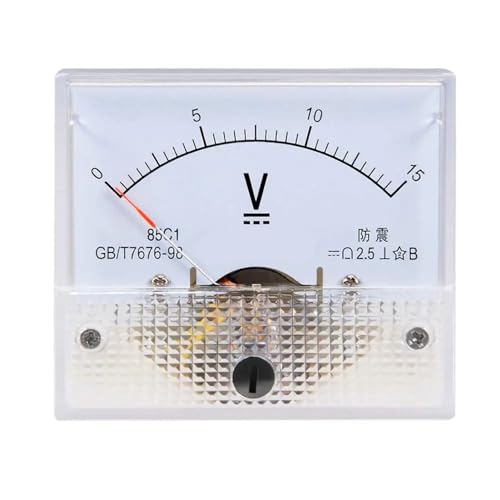 Voltmètre analogique 85C1-V DC 0-150V pour mesure de tension continue de tableau
