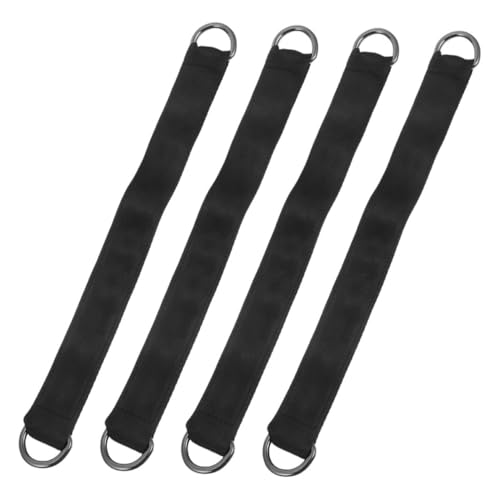 VOSAREA 4 Pcs Heavy Duty Nylon Tree Swing Straps Durable Suspension Connectors for Outdoor Swings Hammocks Gym Equipment Easy Installation Versatile Use Tree Branches Pullup Bars