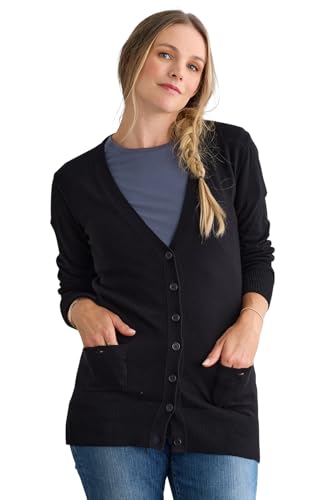Image of Fair Indigo Fair Trade Organic Boyfriend Cardigan