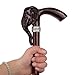 Elephant Wooden Single Joint Fashion Walking Stick Decorative Cospaly Party Walking Cane Halloween Mace Wand Crosier 92cm