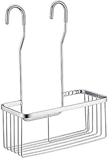 Ibergrif M34028 Hanging Shower Caddy, Stainless Steel Shower Organizer Basket Bath Shower Mixer Caddy Bathroom Storage Shelf Holder, Chrome