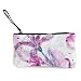 Produktbild Aquarell-Lilien-Portemonnaie aus Leinen, exquisite Münzbörse, kleine Geldbörse aus Leinen, für Münzen, Ausweise und andere