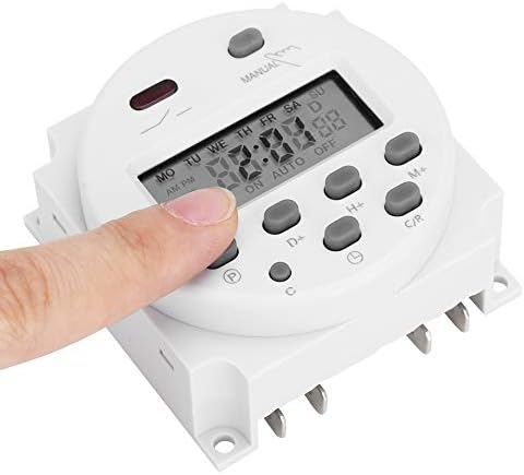 CN101A DC12V LCD Digital Time switch Microcomputer Control Power Timer Relay Switch 220v-240/50-60hz